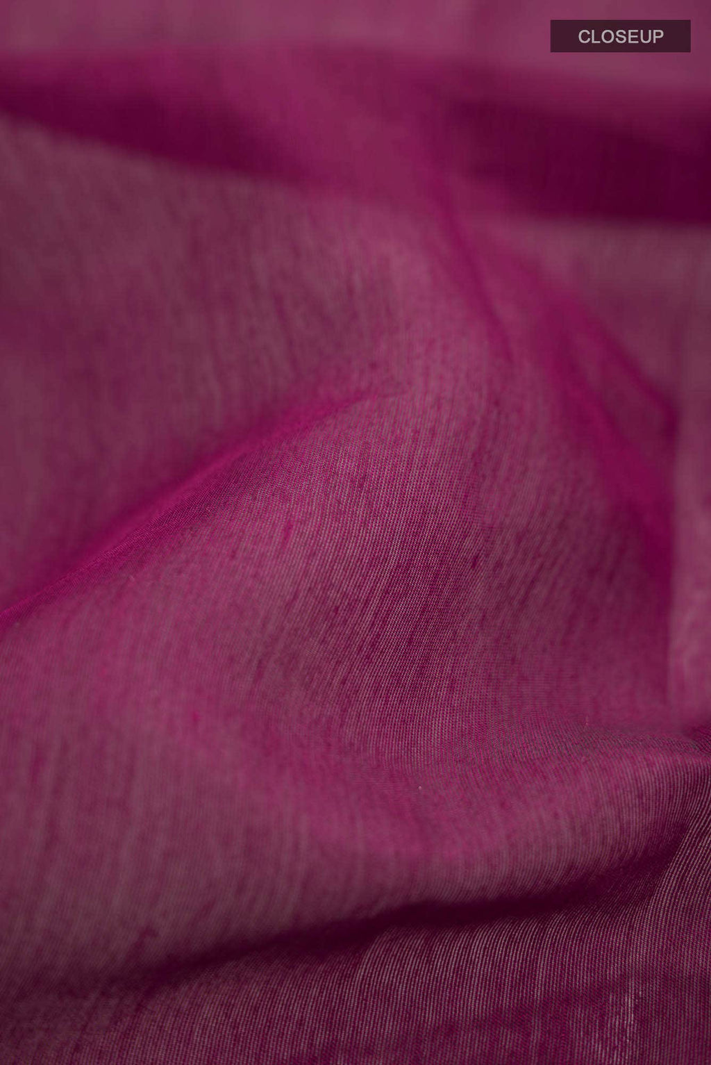 Dark Pink Blended Tussar Silk Saree