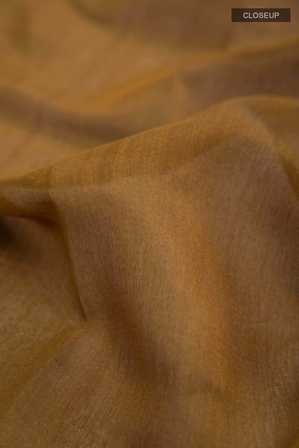 Brown Blended Silk Cotton Saree