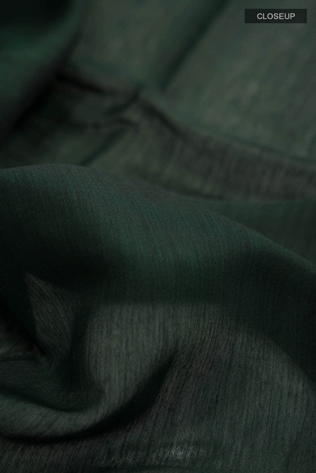 Bottle Green Blended Tussar Silk Saree