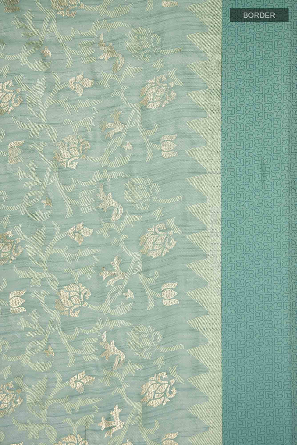 Green Blended Silk Cotton Saree