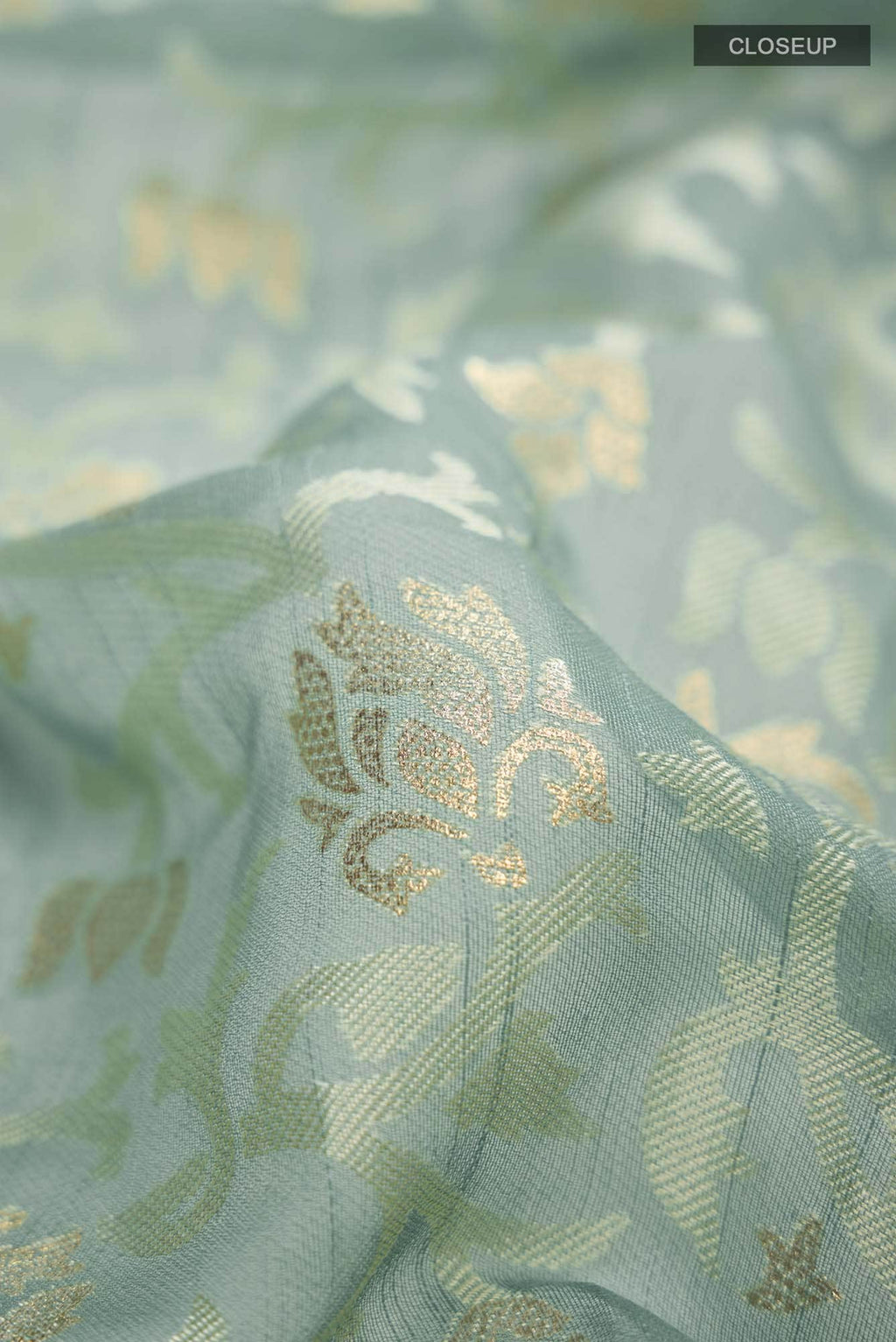Green Blended Silk Cotton Saree