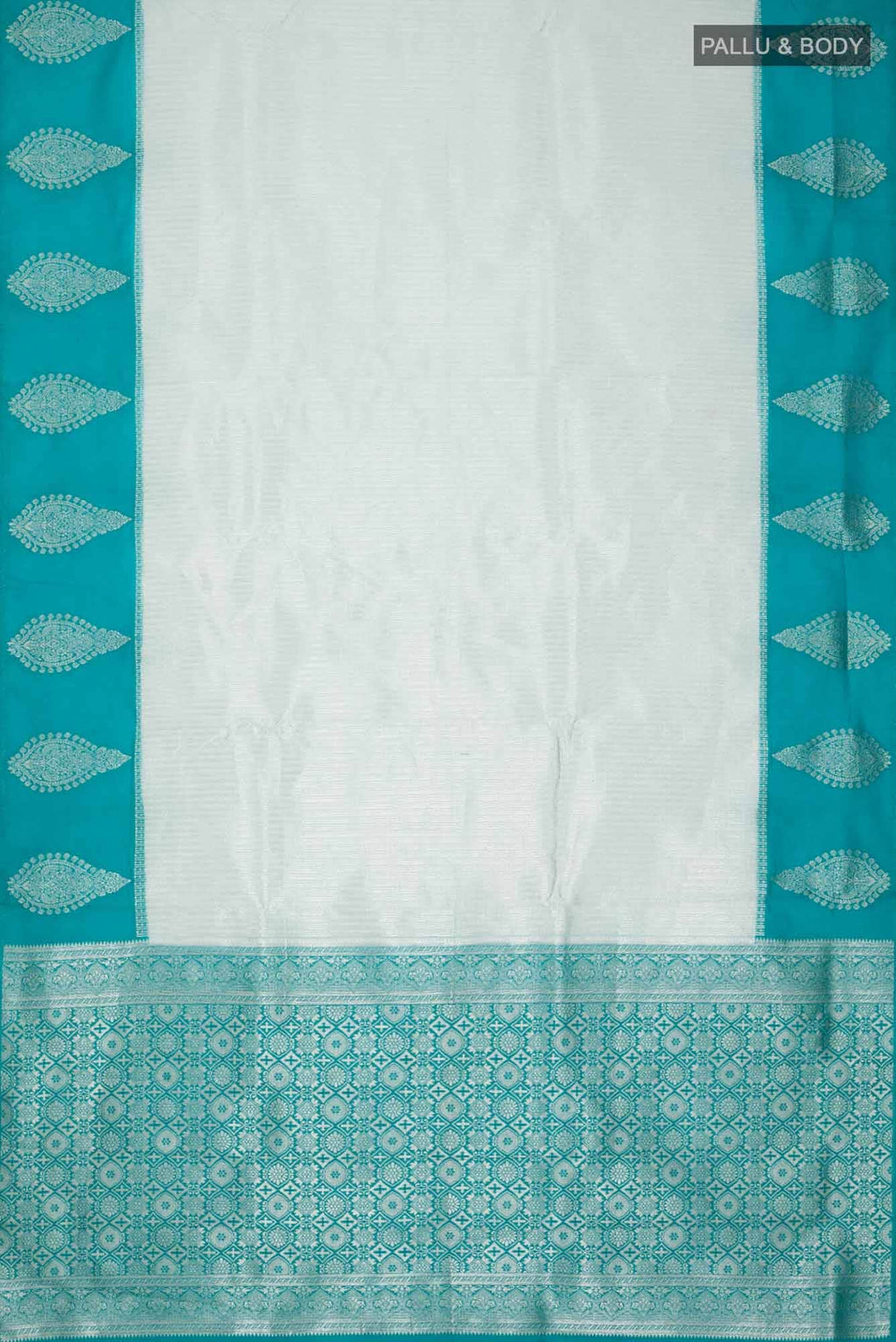 Green Blended Art Silk Saree