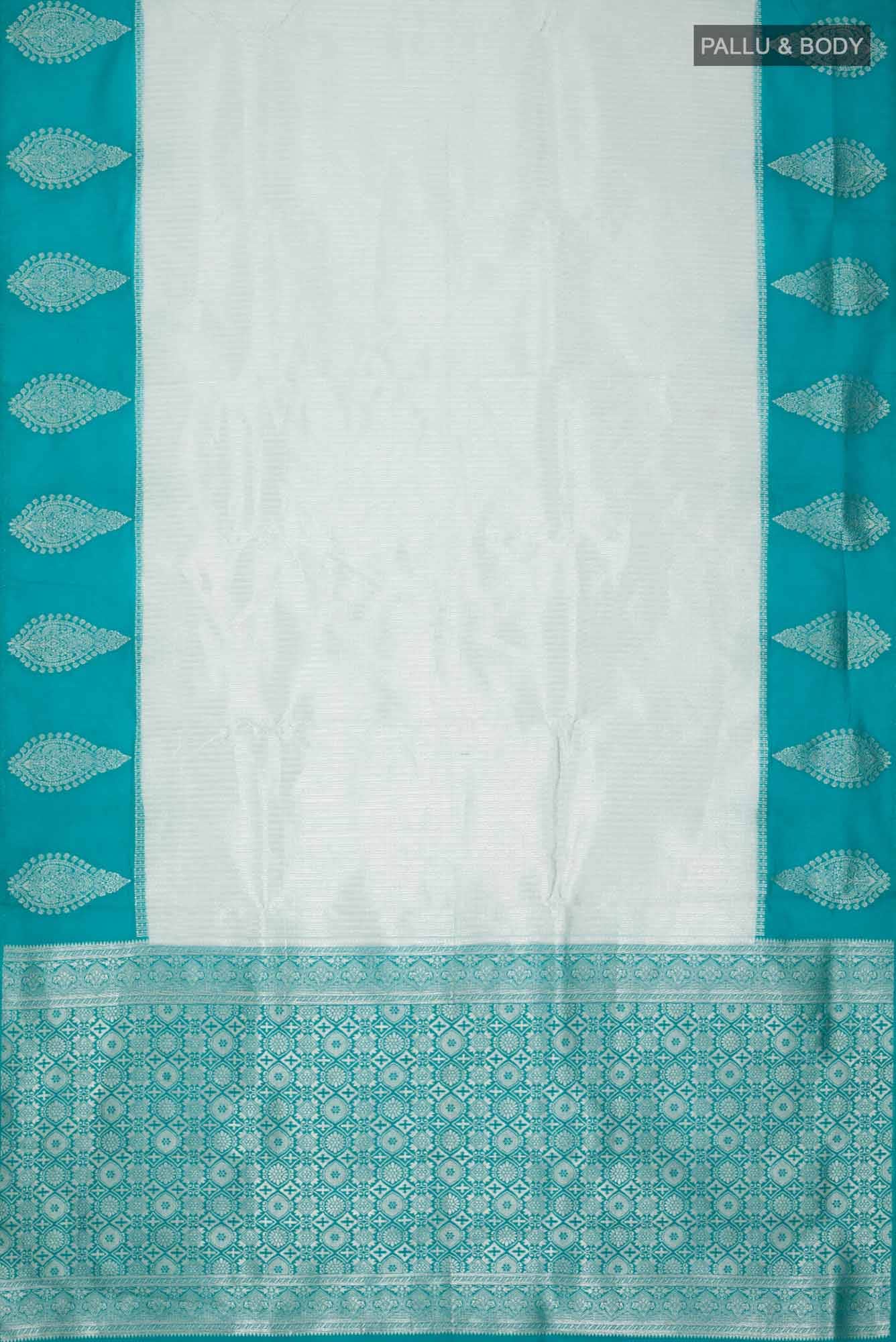 Green Blended Art Silk Saree