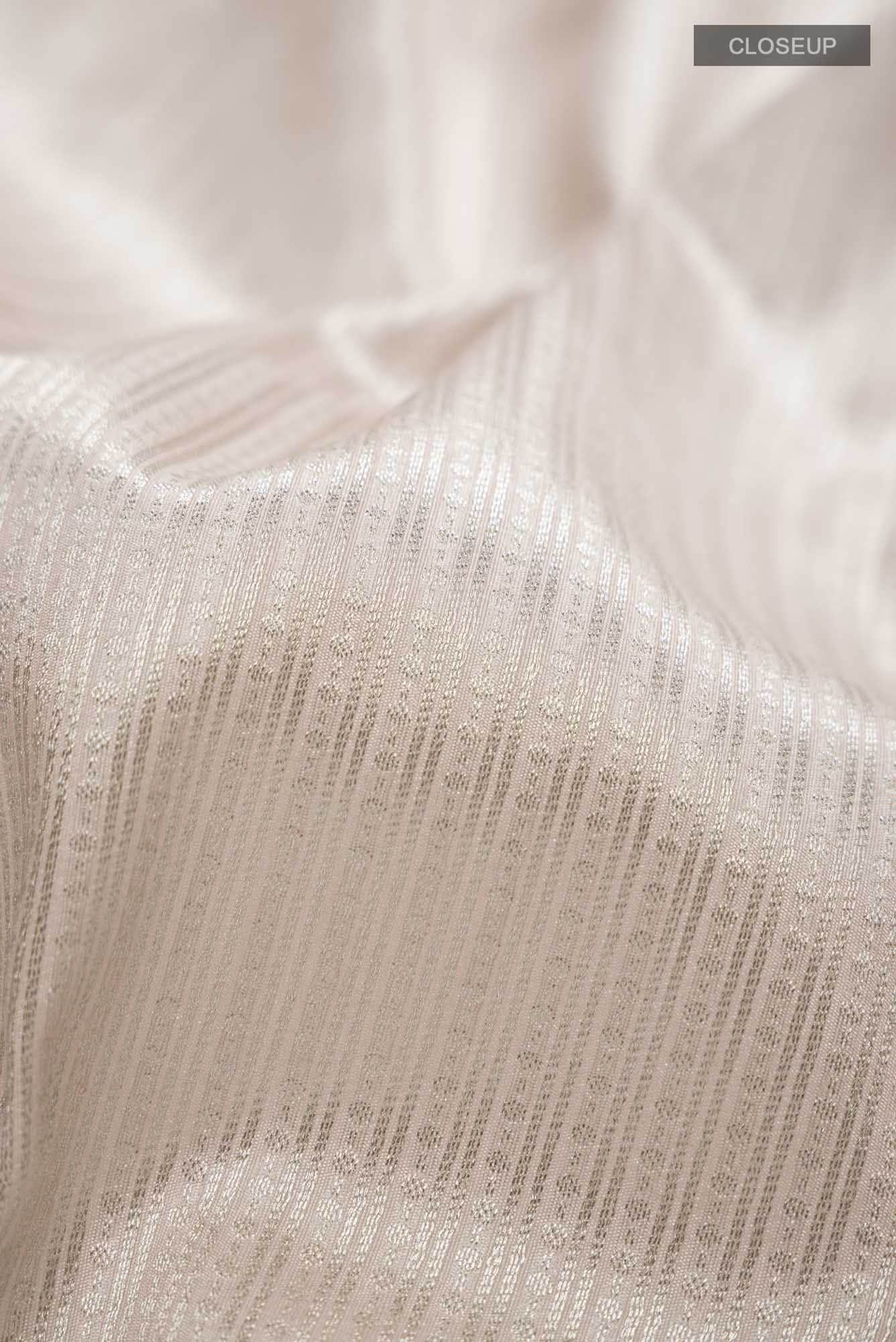 Beige Blended Art Silk Saree