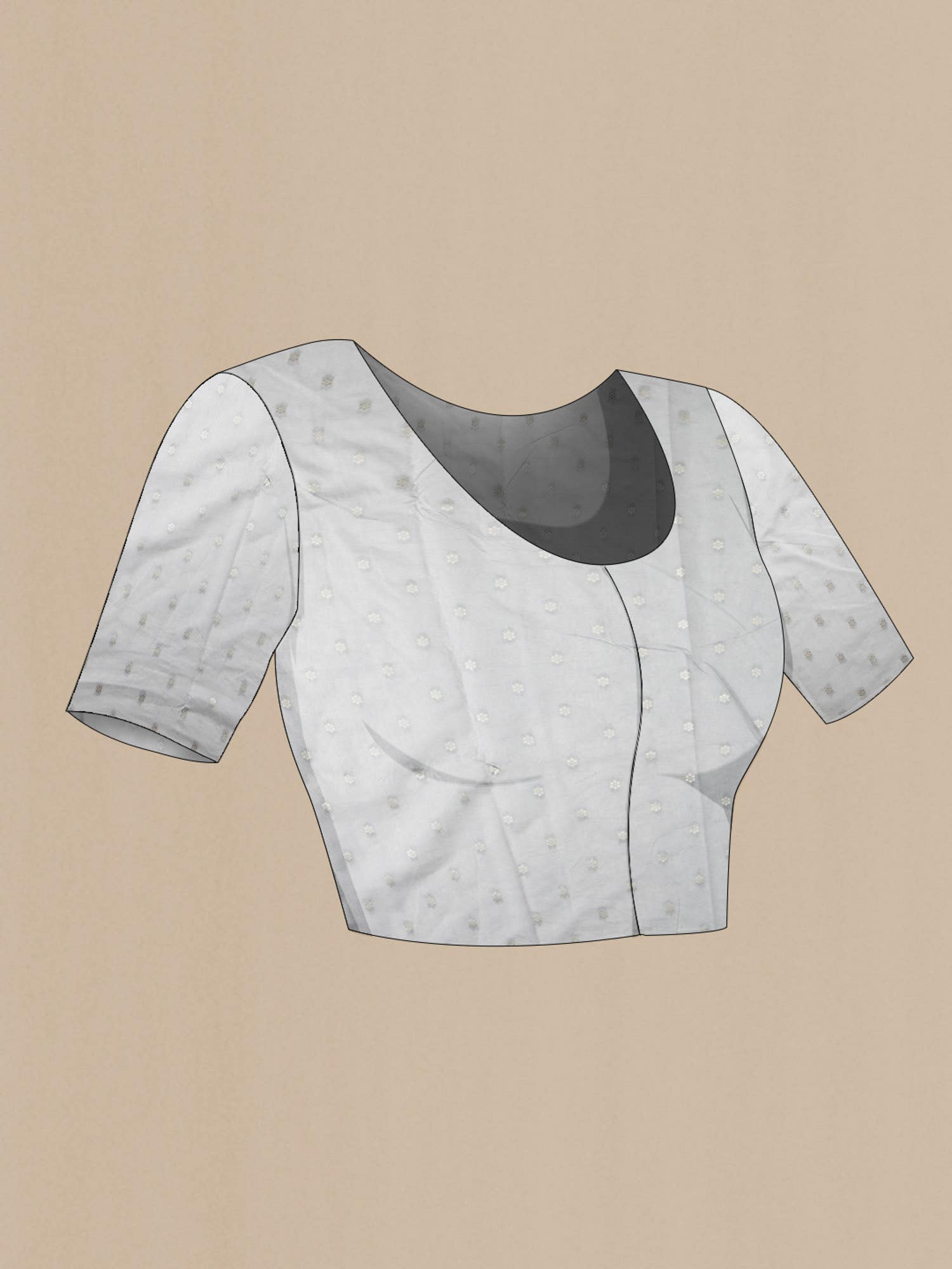 Pink Blended Art Silk Saree