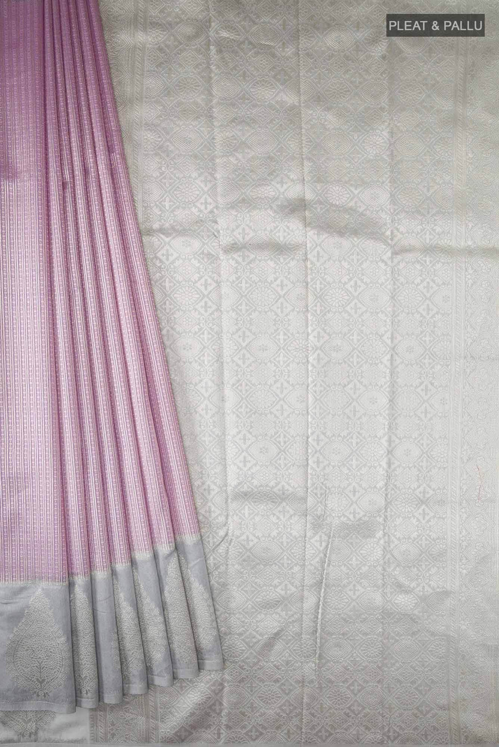 Pink Blended Art Silk Saree