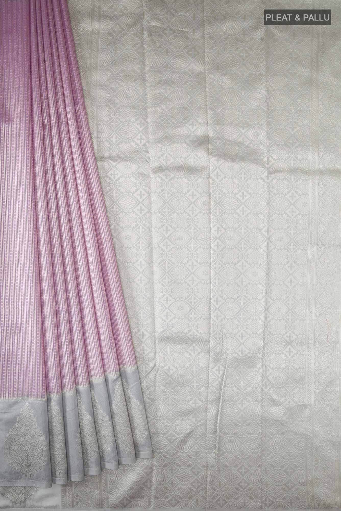 Pink Blended Art Silk Saree