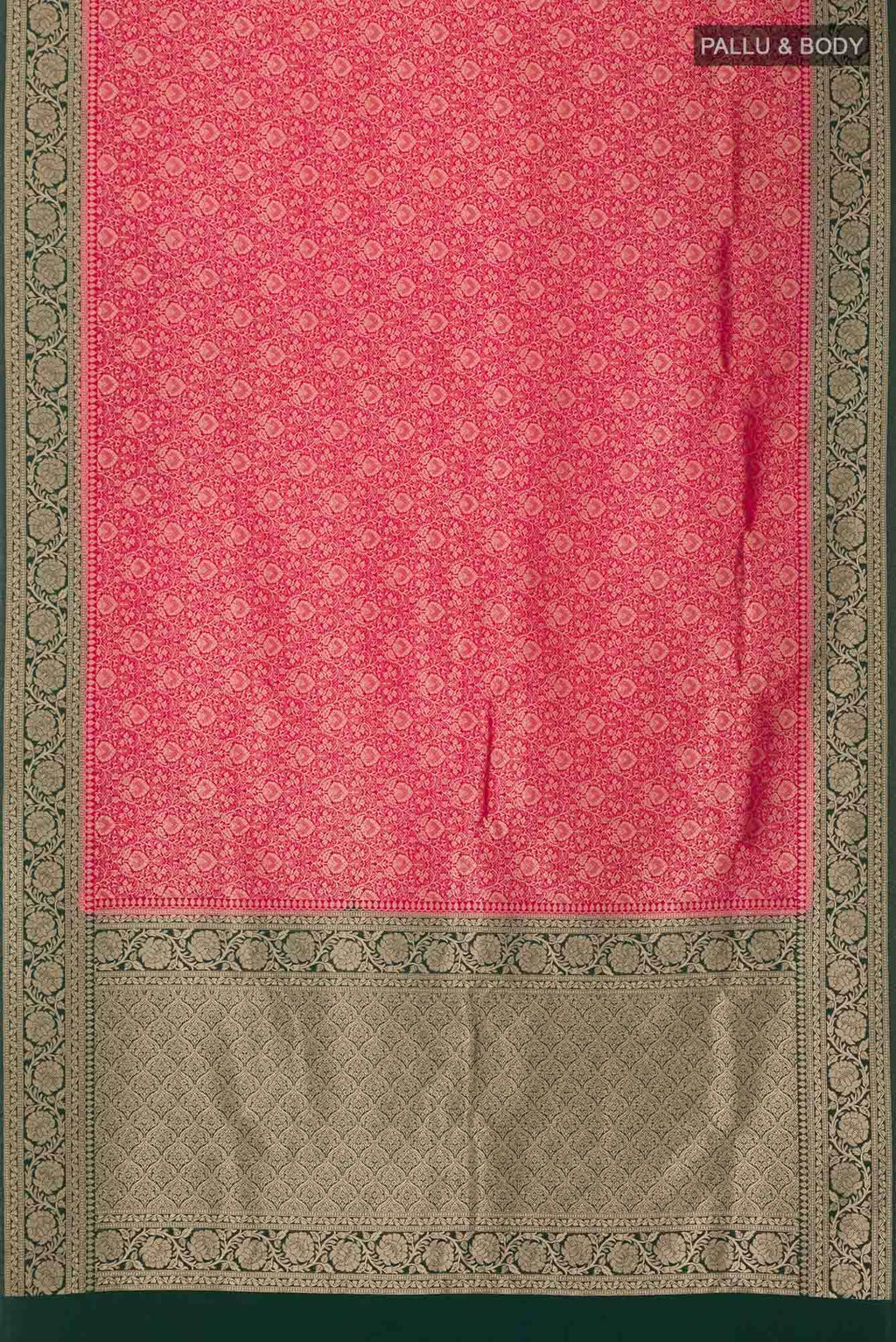 Dark Pink Blended Art Silk Saree