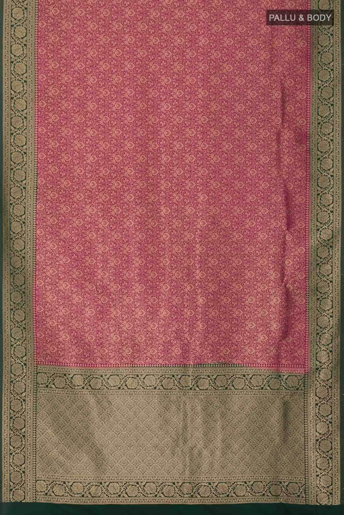 Burgundy Blended Art Silk Saree