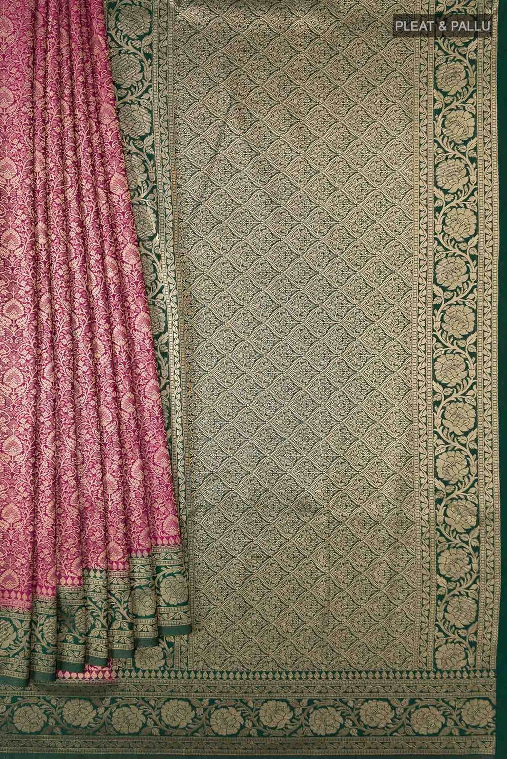 Burgundy Blended Art Silk Saree