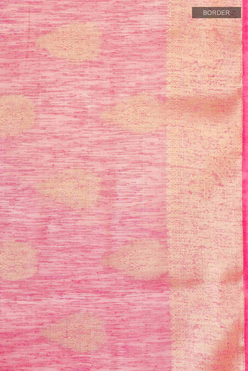 Pink Dual Tone Blended Art Silk Saree