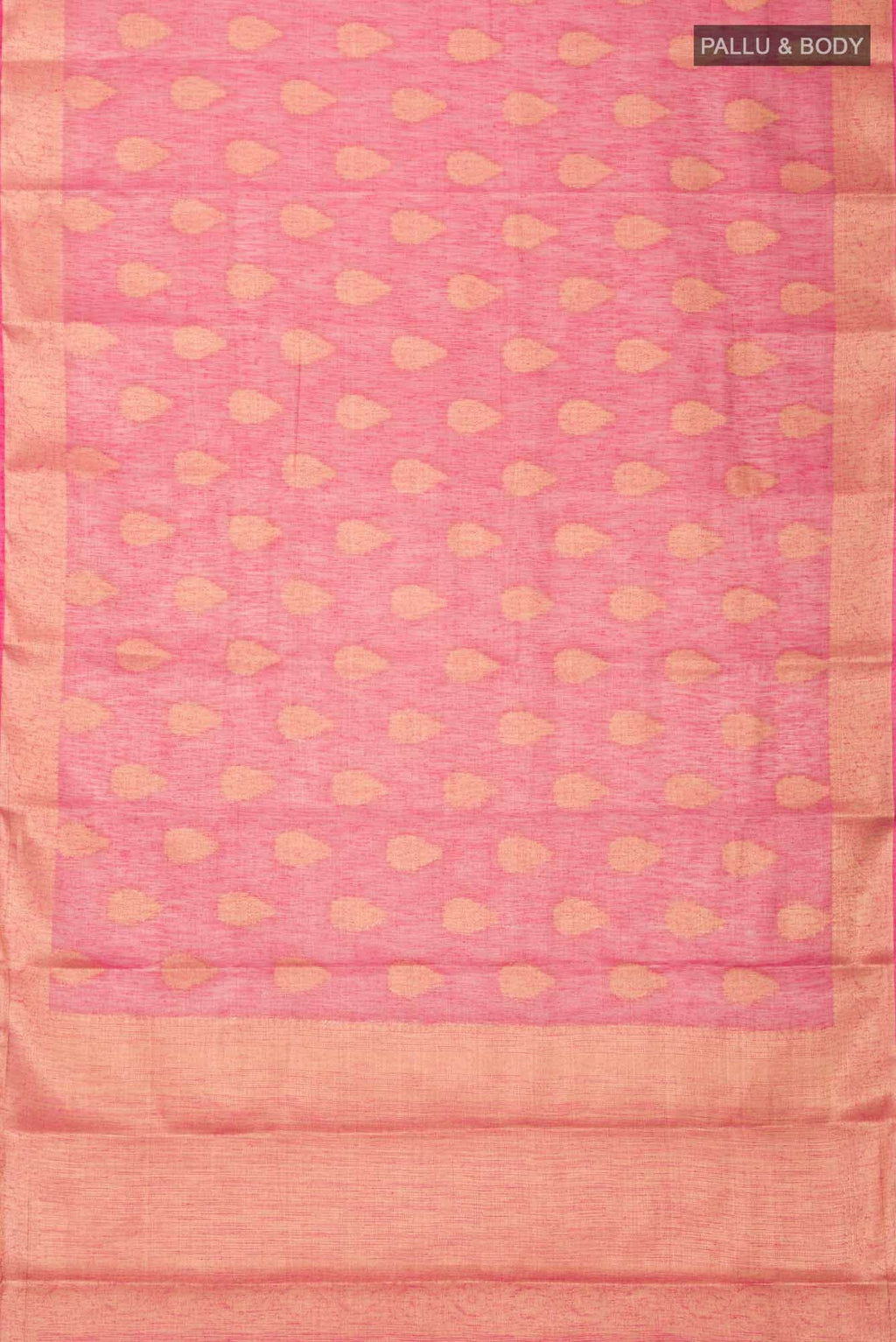 Pink Dual Tone Blended Art Silk Saree