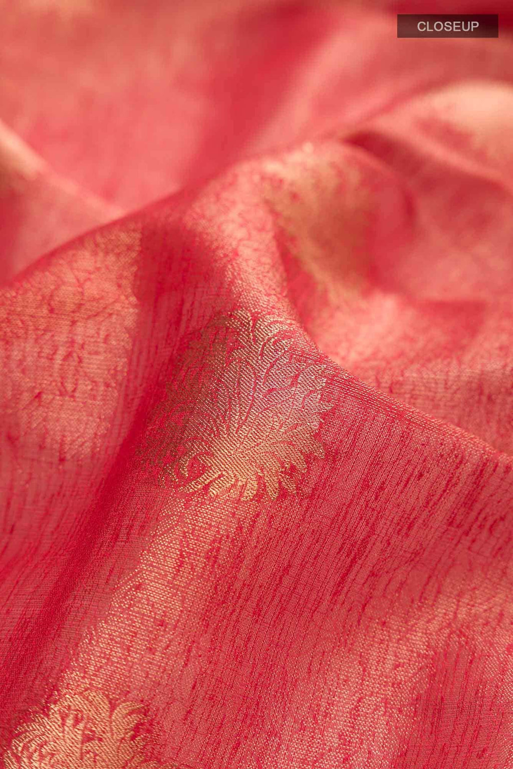 Red Blended Art Silk Saree