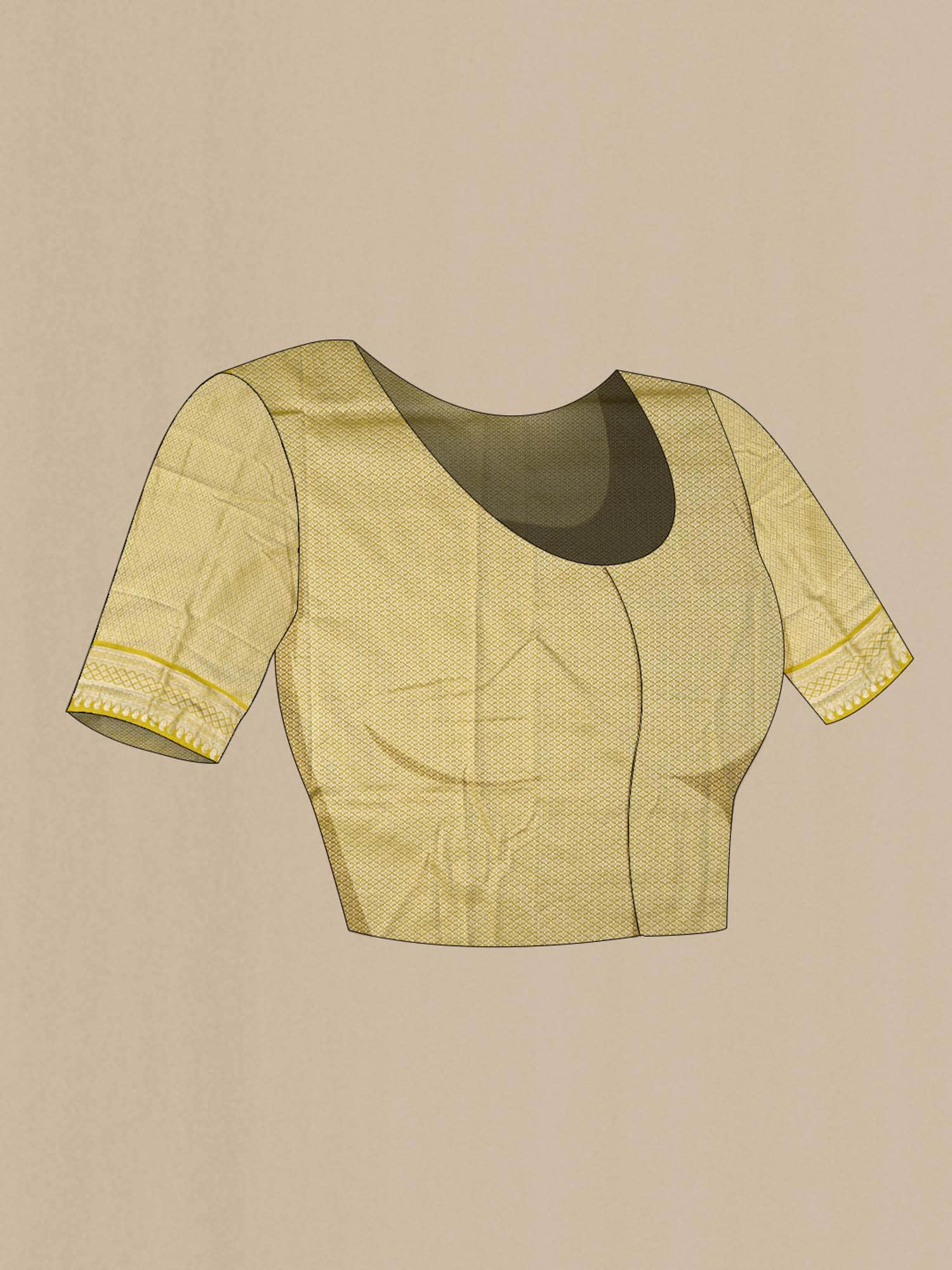 Green Blended Tussar Silk Saree