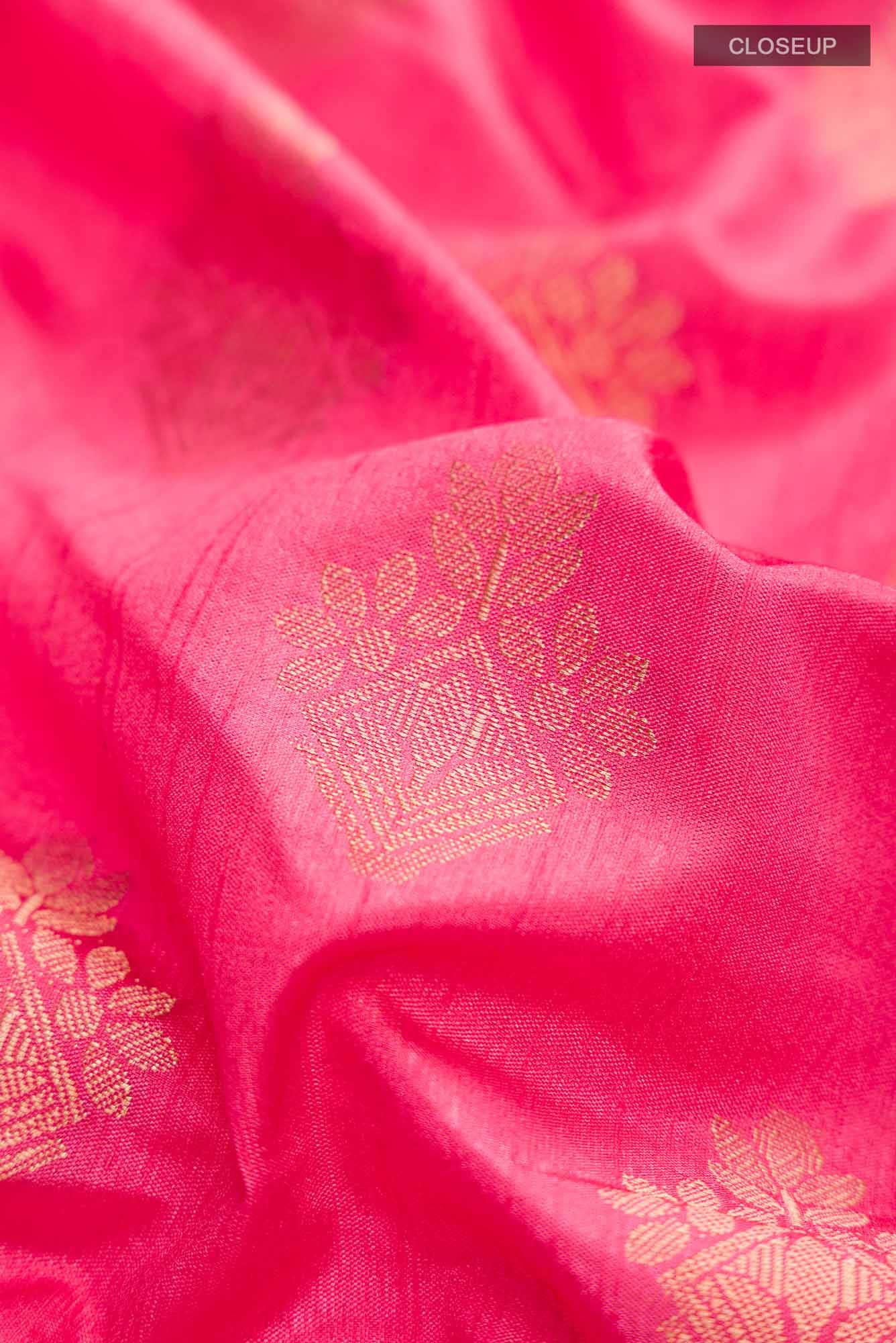 Coral Blended Art Silk Saree