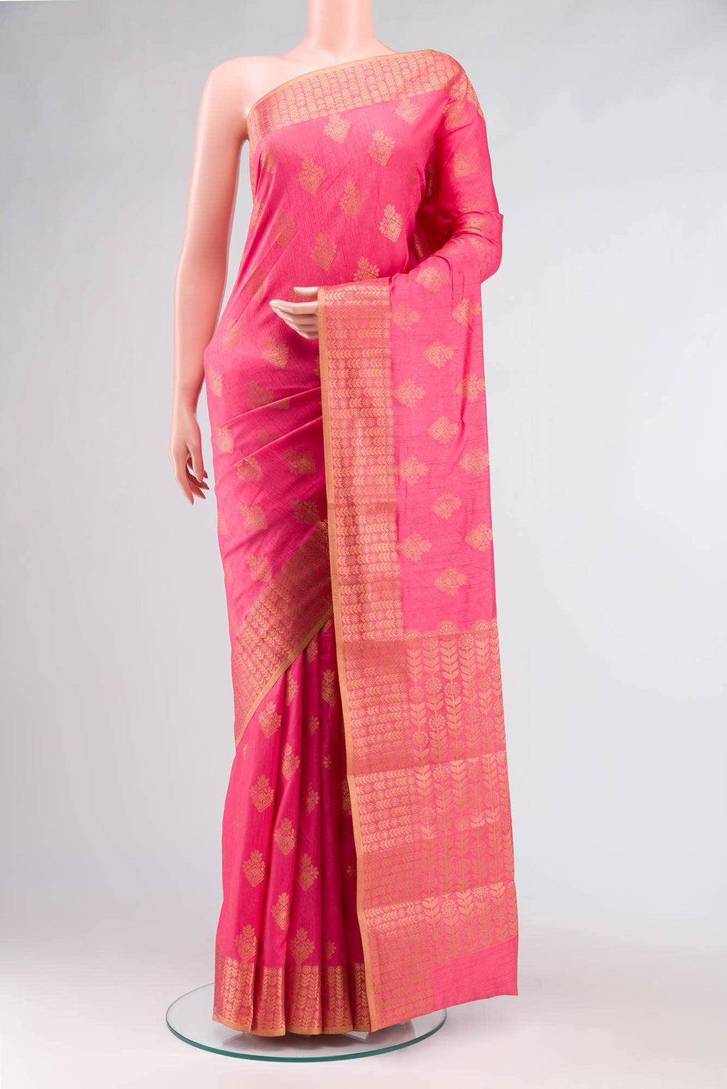 Coral Blended Art Silk Saree