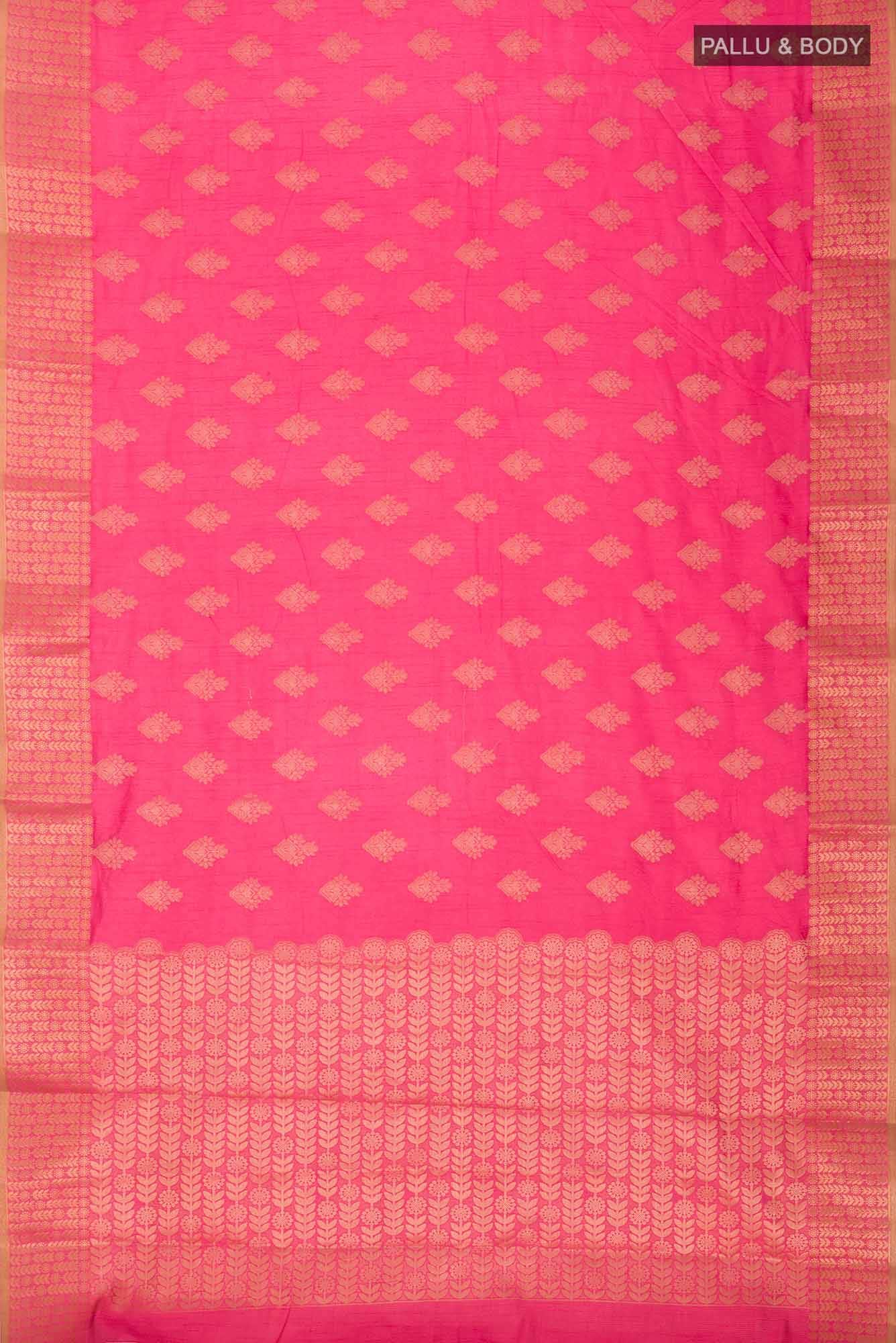 Coral Blended Art Silk Saree