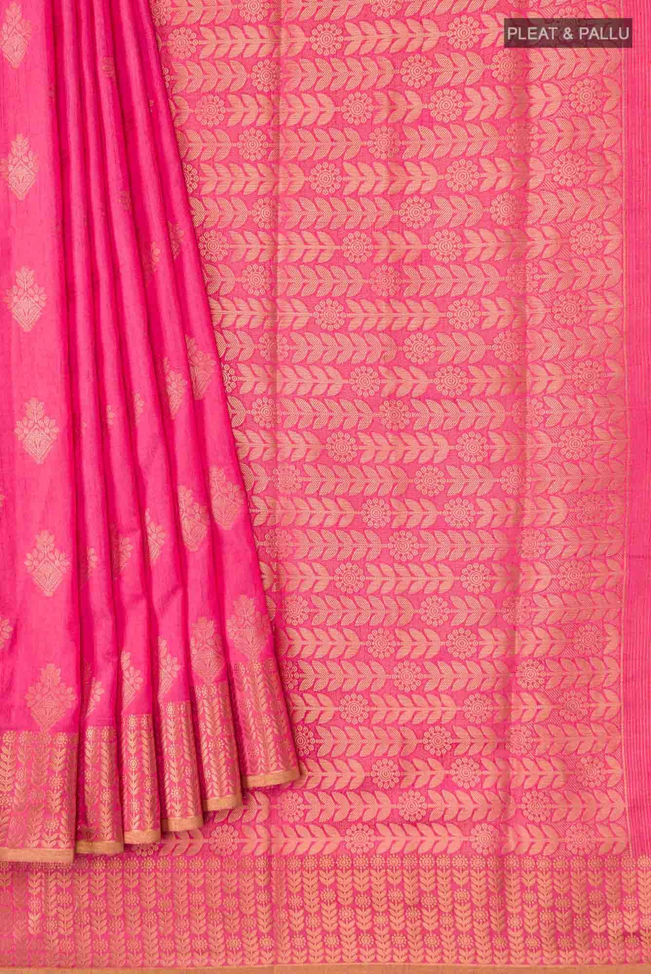 Coral Blended Art Silk Saree