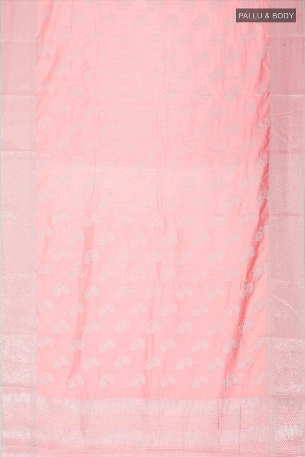 Peach Blended Art Silk Saree