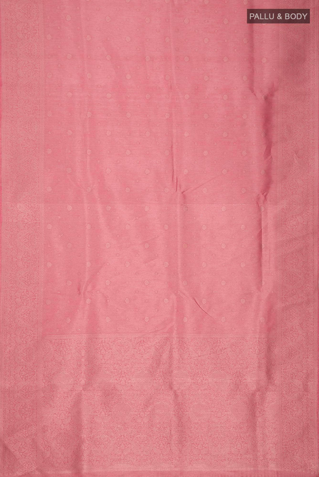 Pink Blended Tussar Silk Saree