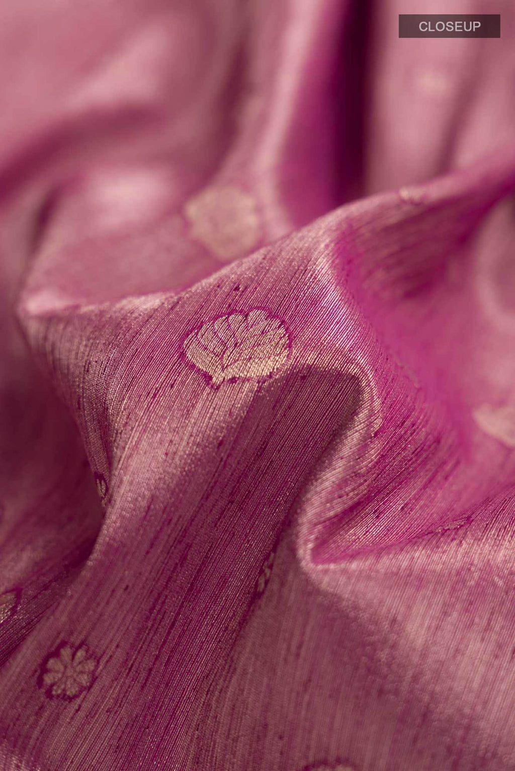 Maroon Blended Tussar Silk Saree