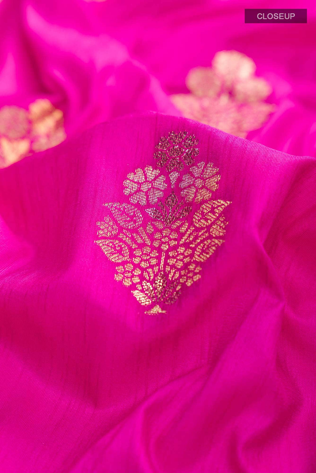Pink Blended Tussar Silk Saree
