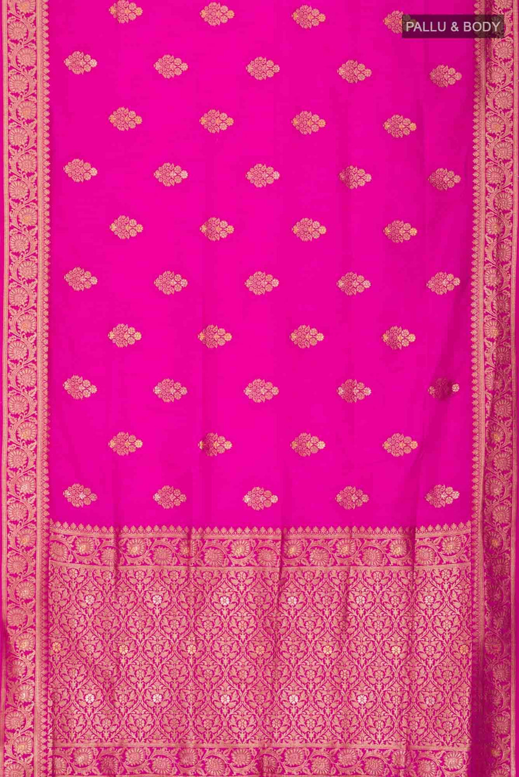 Pink Blended Tussar Silk Saree