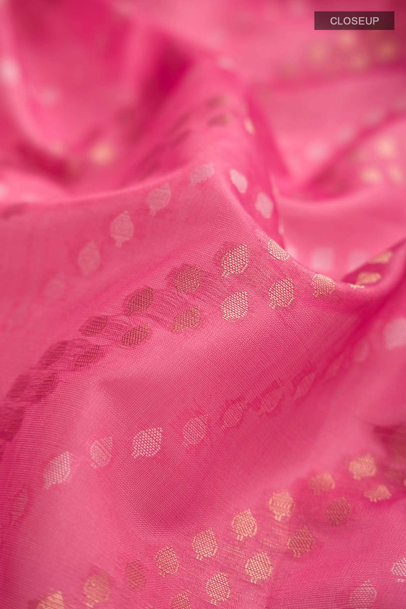 Pink Blended Banarasi Silk Cotton Saree