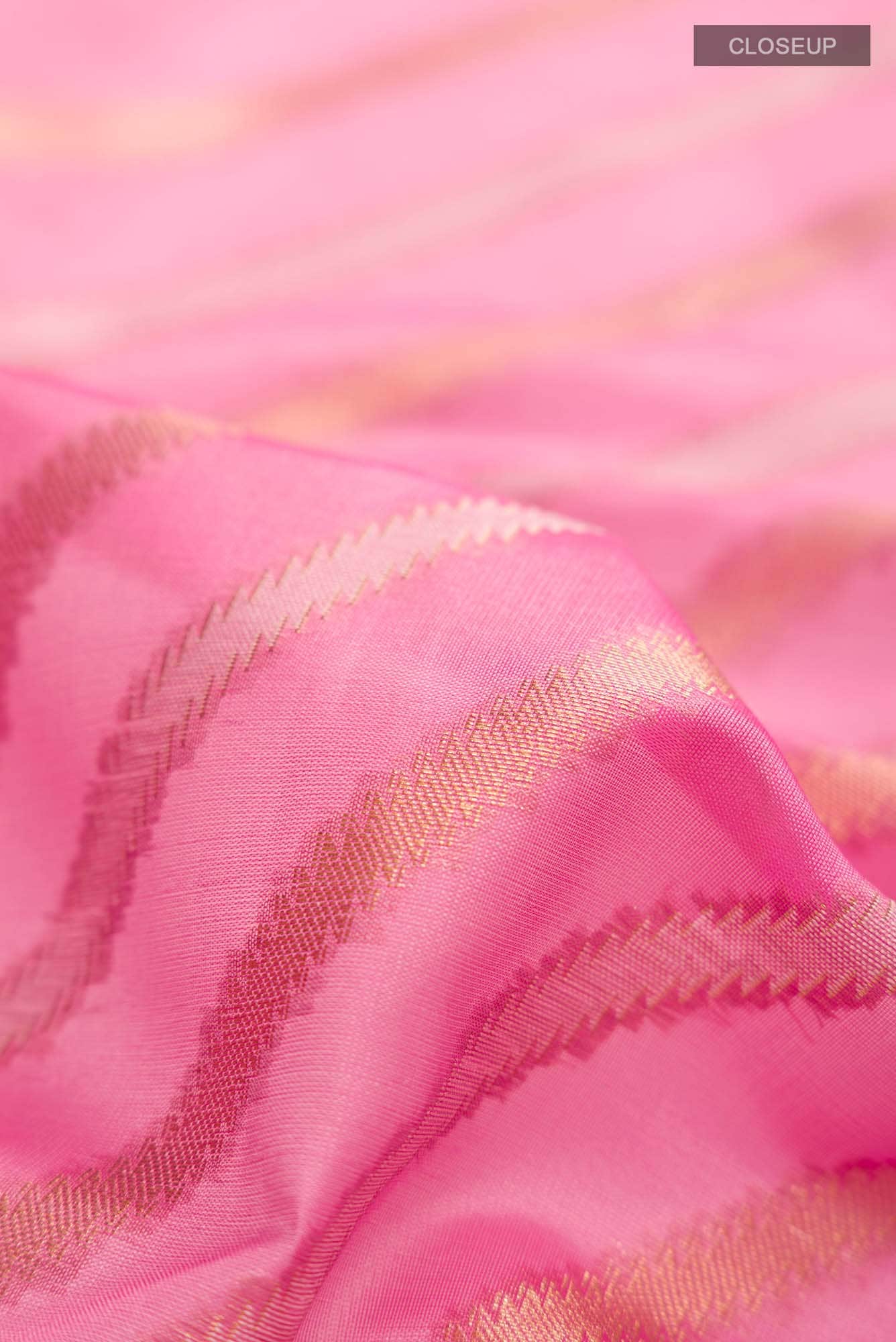 Pink Blended Banarasi Silk Cotton Saree