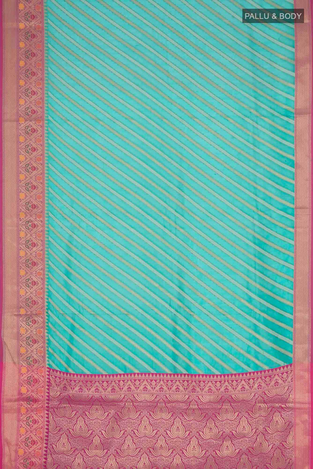 Green Blended Silk Cotton Saree