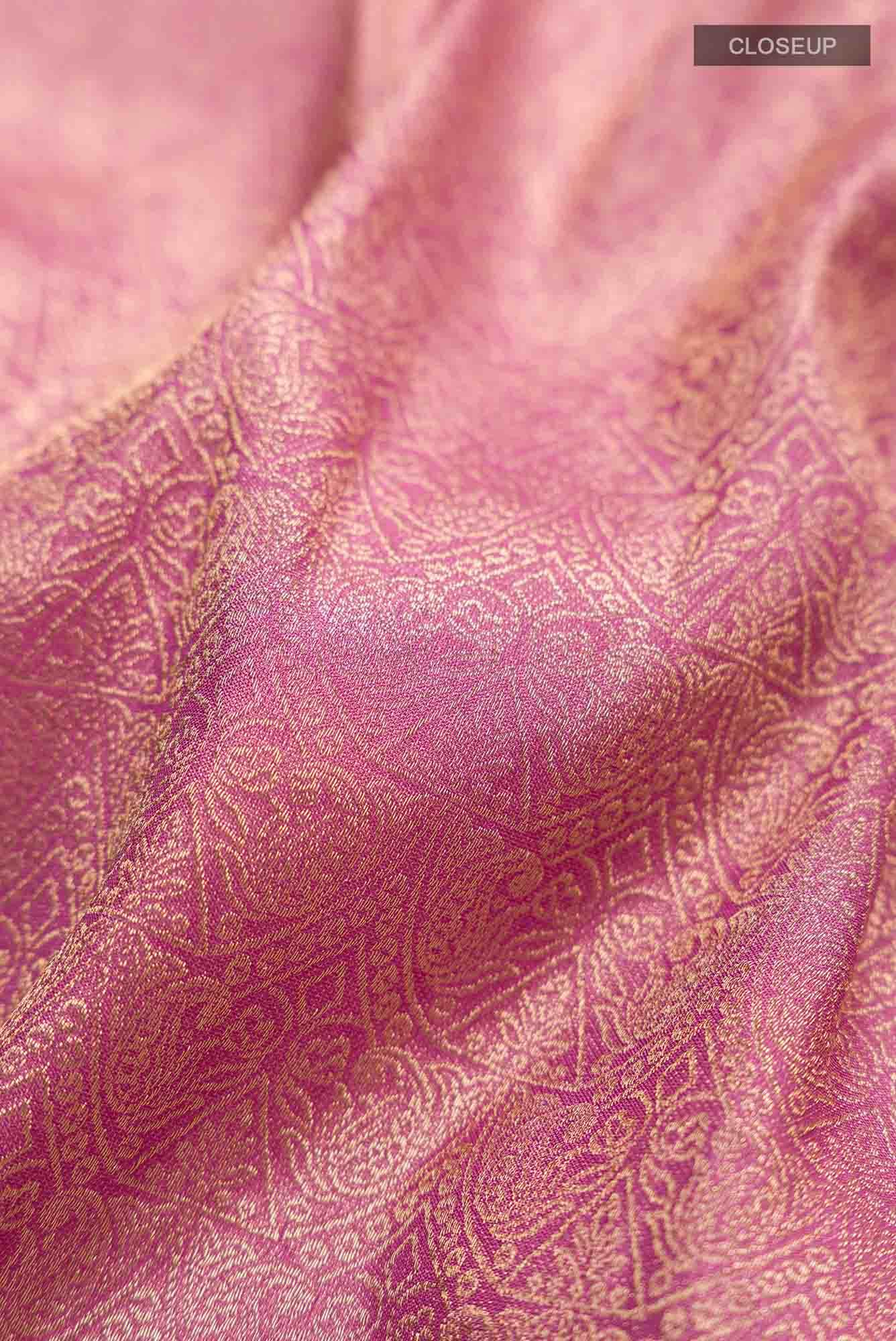 Mauve Blended Art Silk Saree