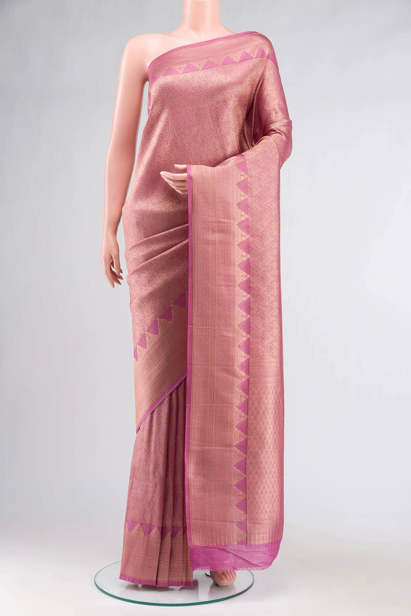 Mauve Blended Art Silk Saree