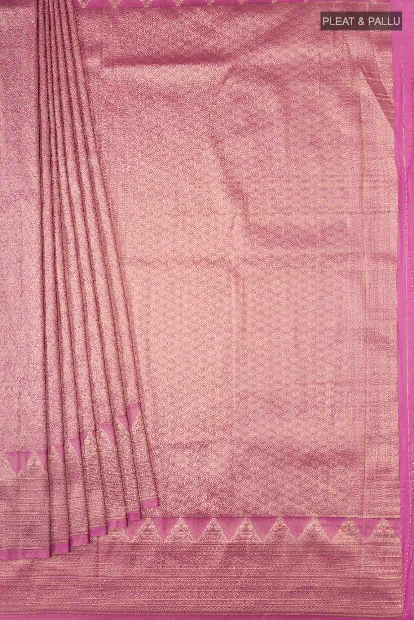Mauve Blended Art Silk Saree
