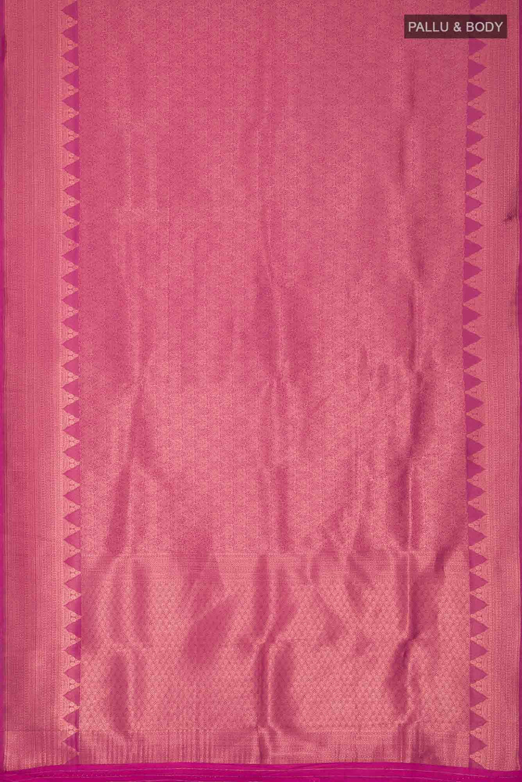 Pink Blended Art Silk Saree