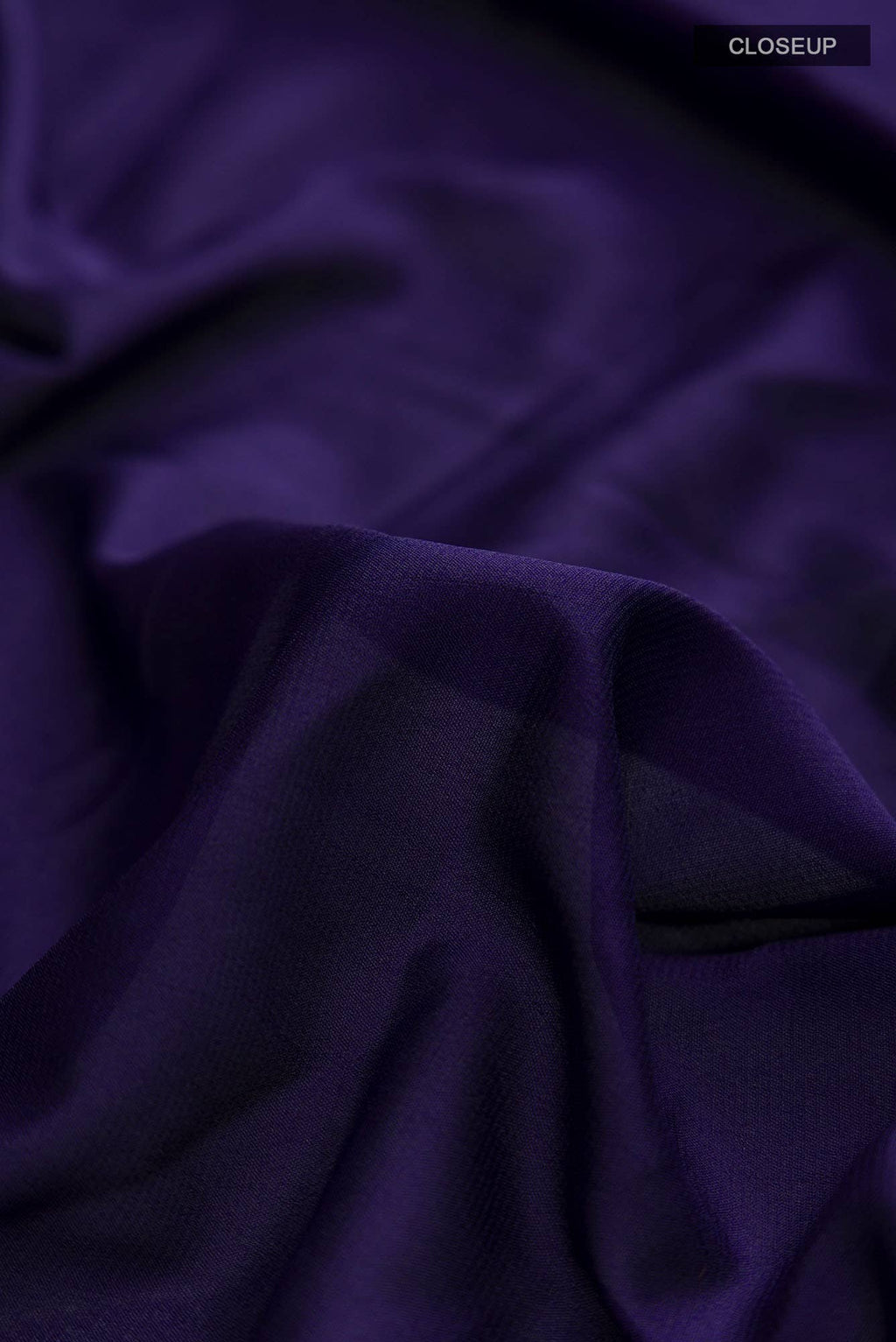 Navy Blue Blended Crepe Saree