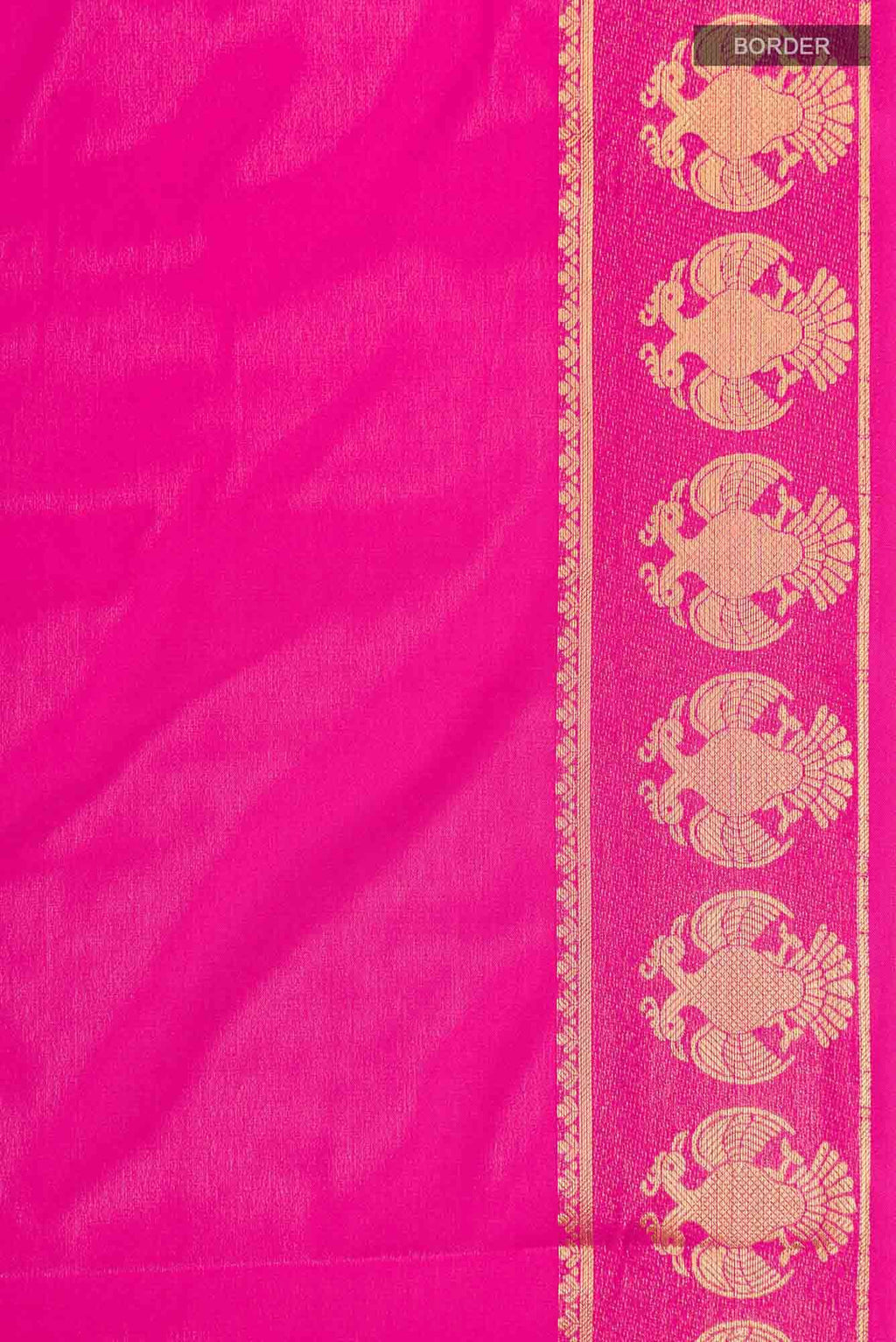 Pink Blended Crepe Saree