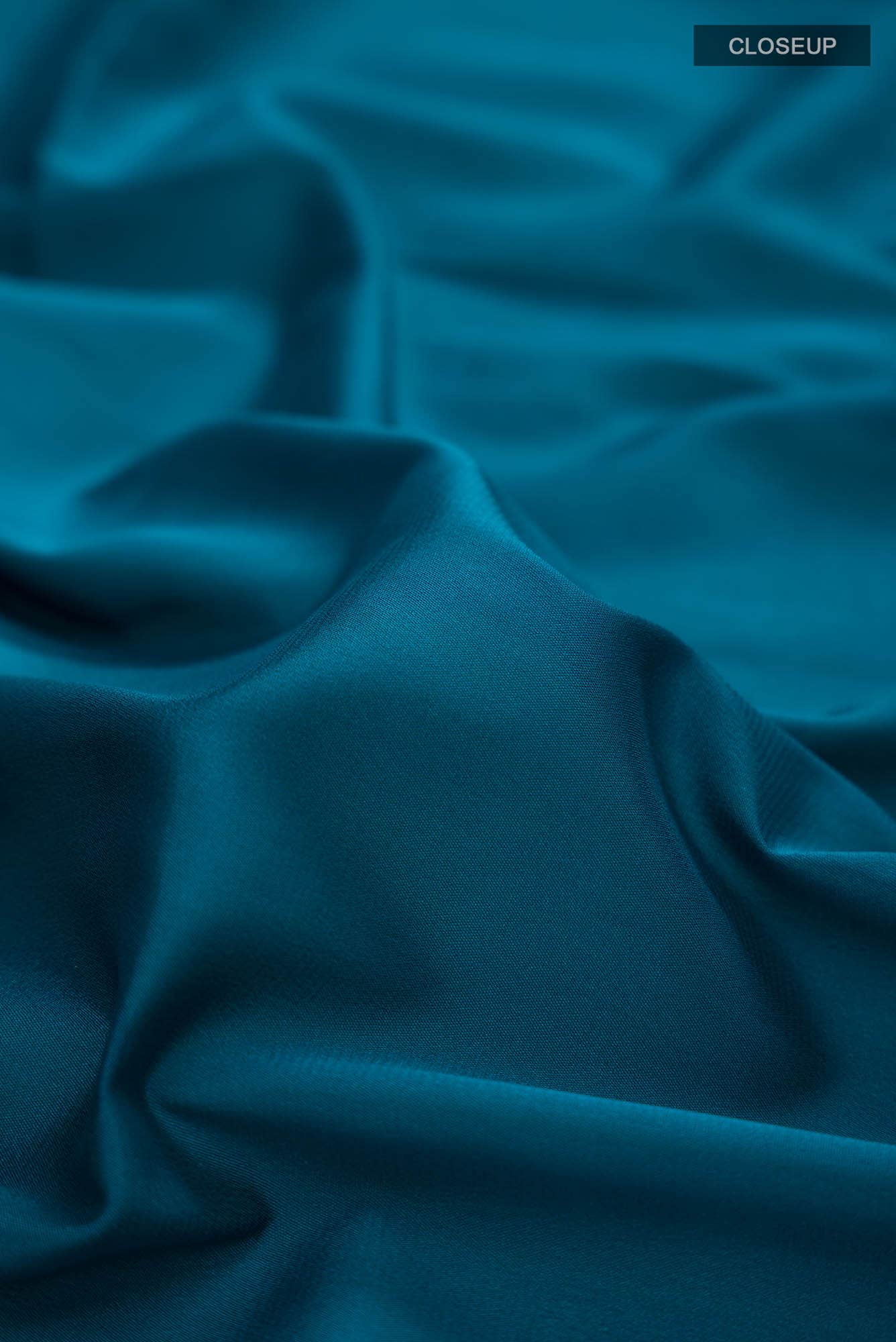 Blue Blended Crepe Saree