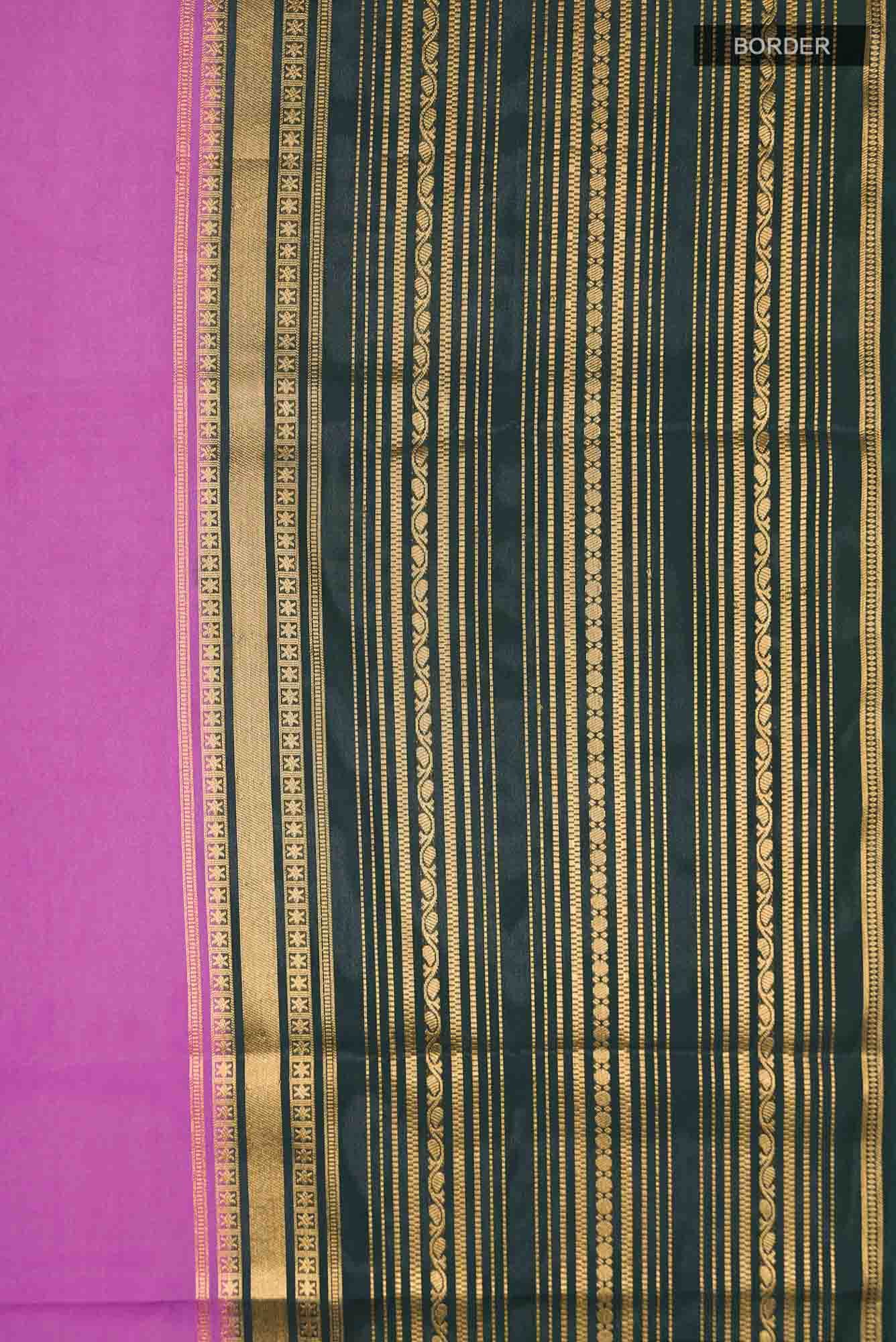 Mauve Blended Crepe Saree
