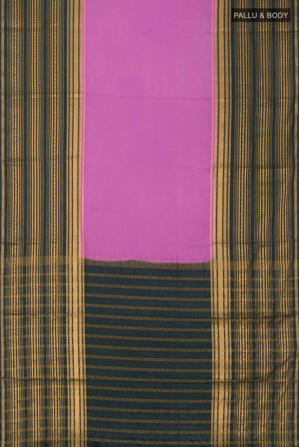 Mauve Blended Crepe Saree