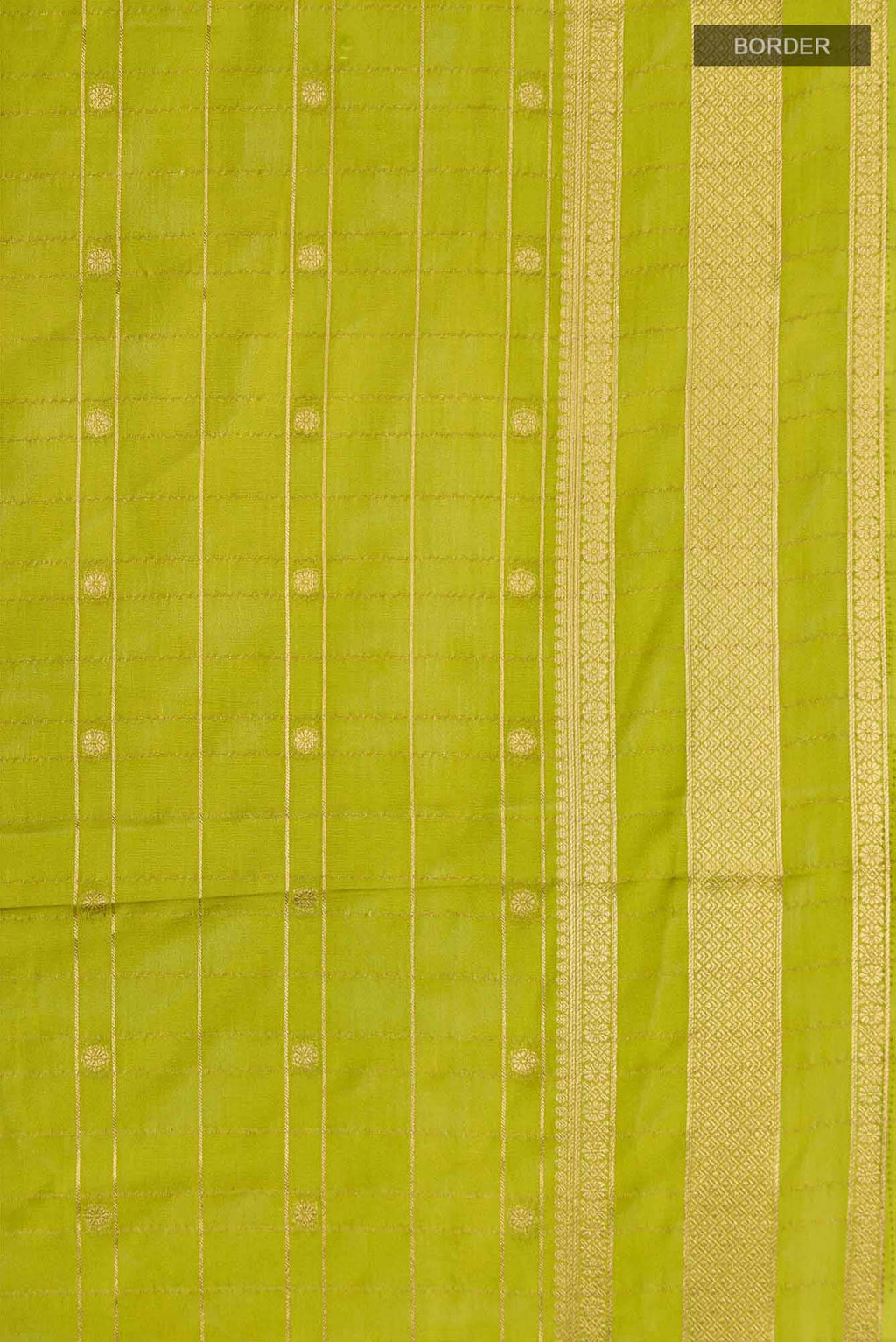Green Blended Crepe Saree