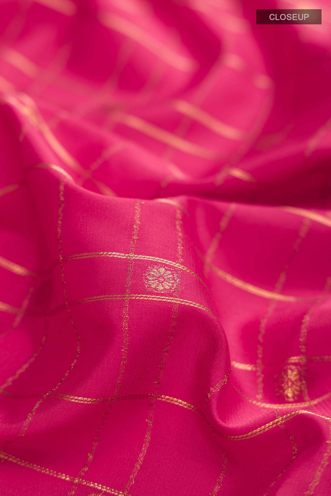 Coral Blended Crepe Saree