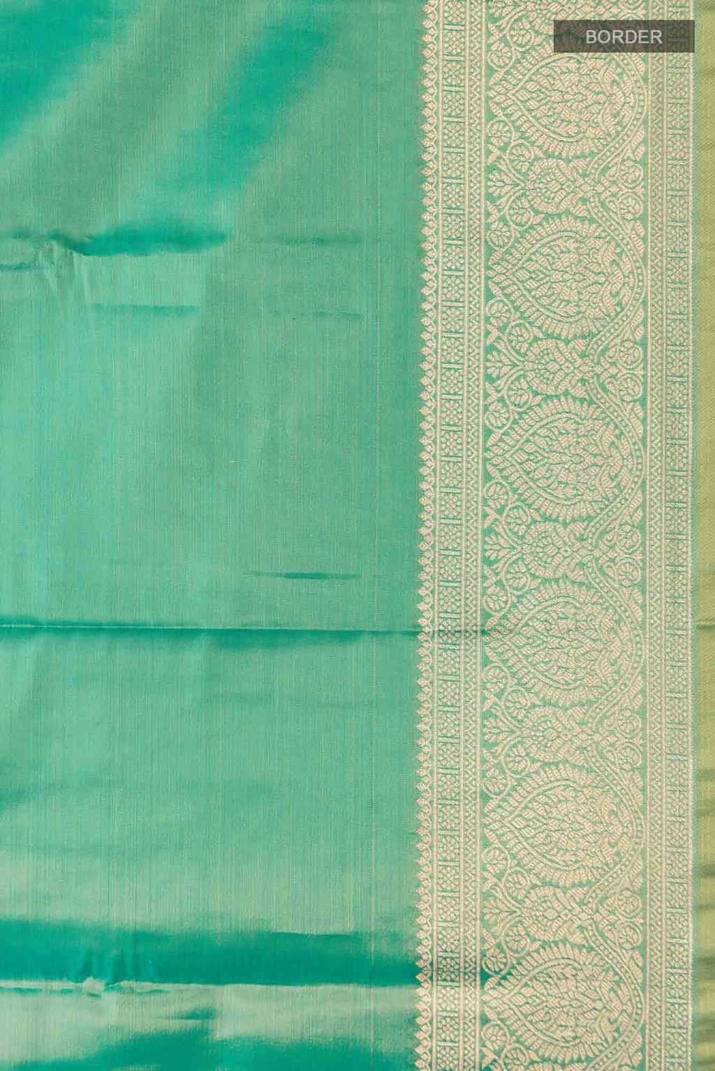 Green Blended Art Silk Saree