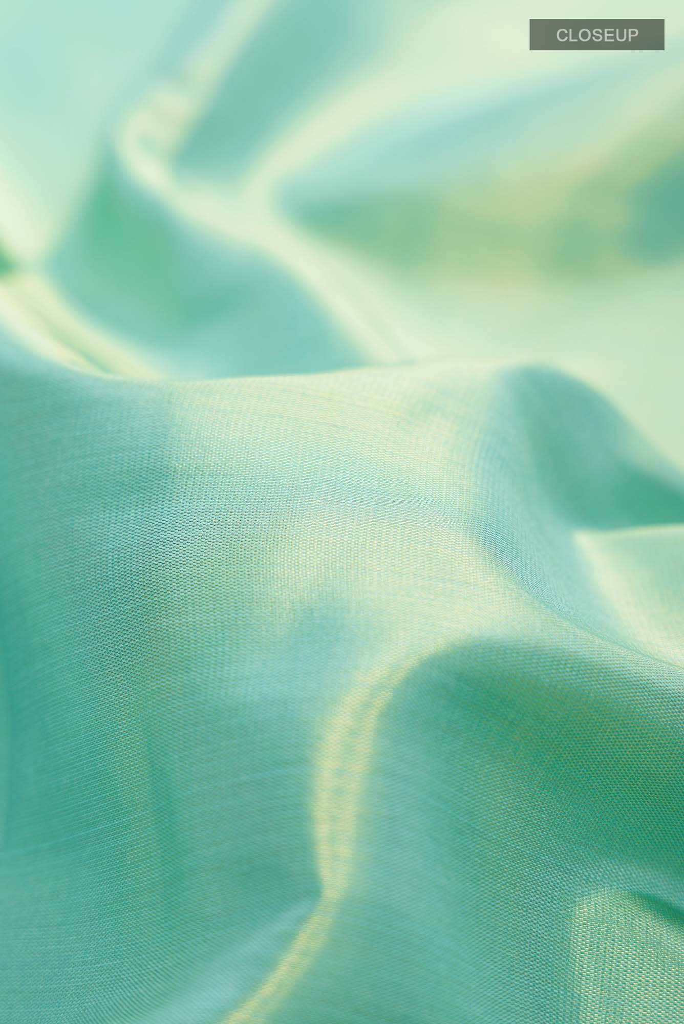 Green Blended Art Silk Saree