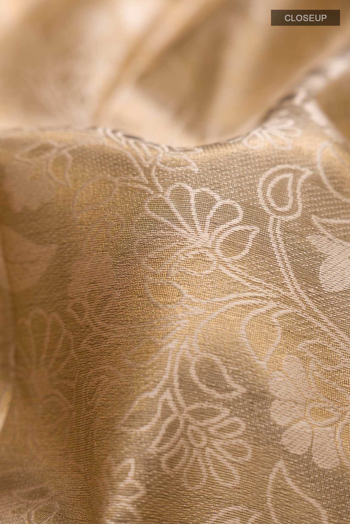 Gold Blended Art Silk Saree