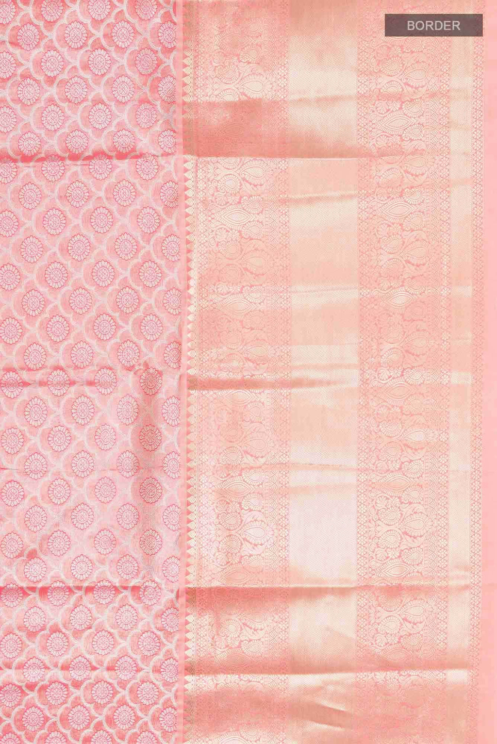 Pink Blended Art Silk Saree