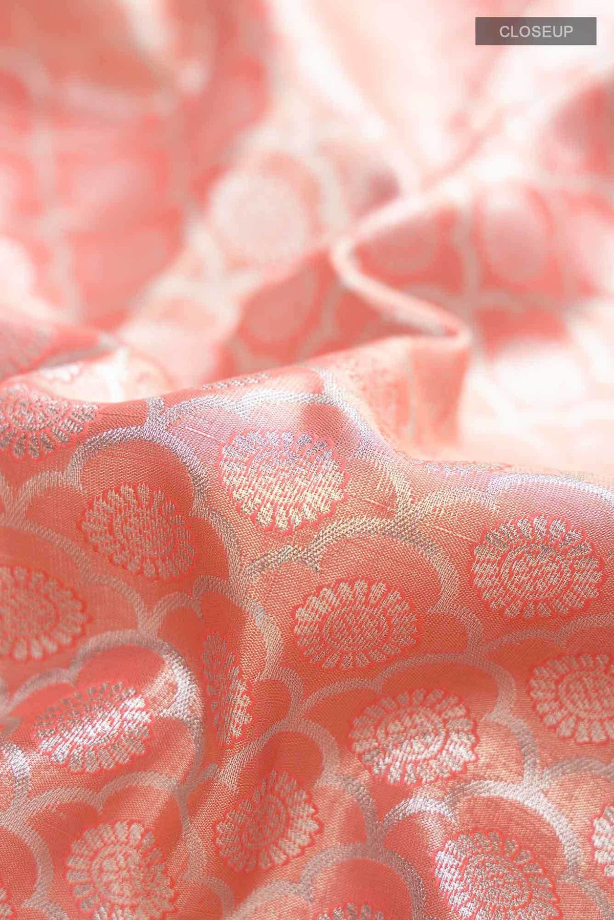 Pink Blended Art Silk Saree