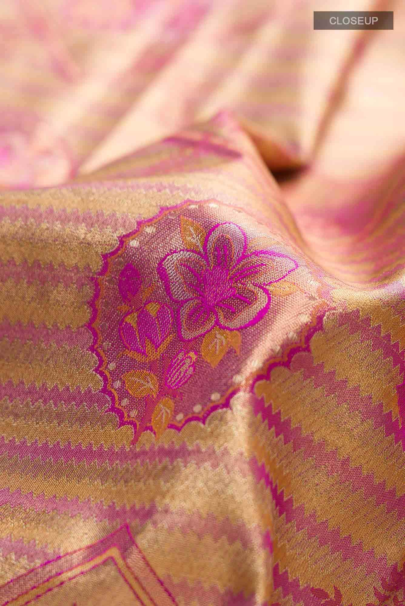 Gold Blended Art Silk Saree