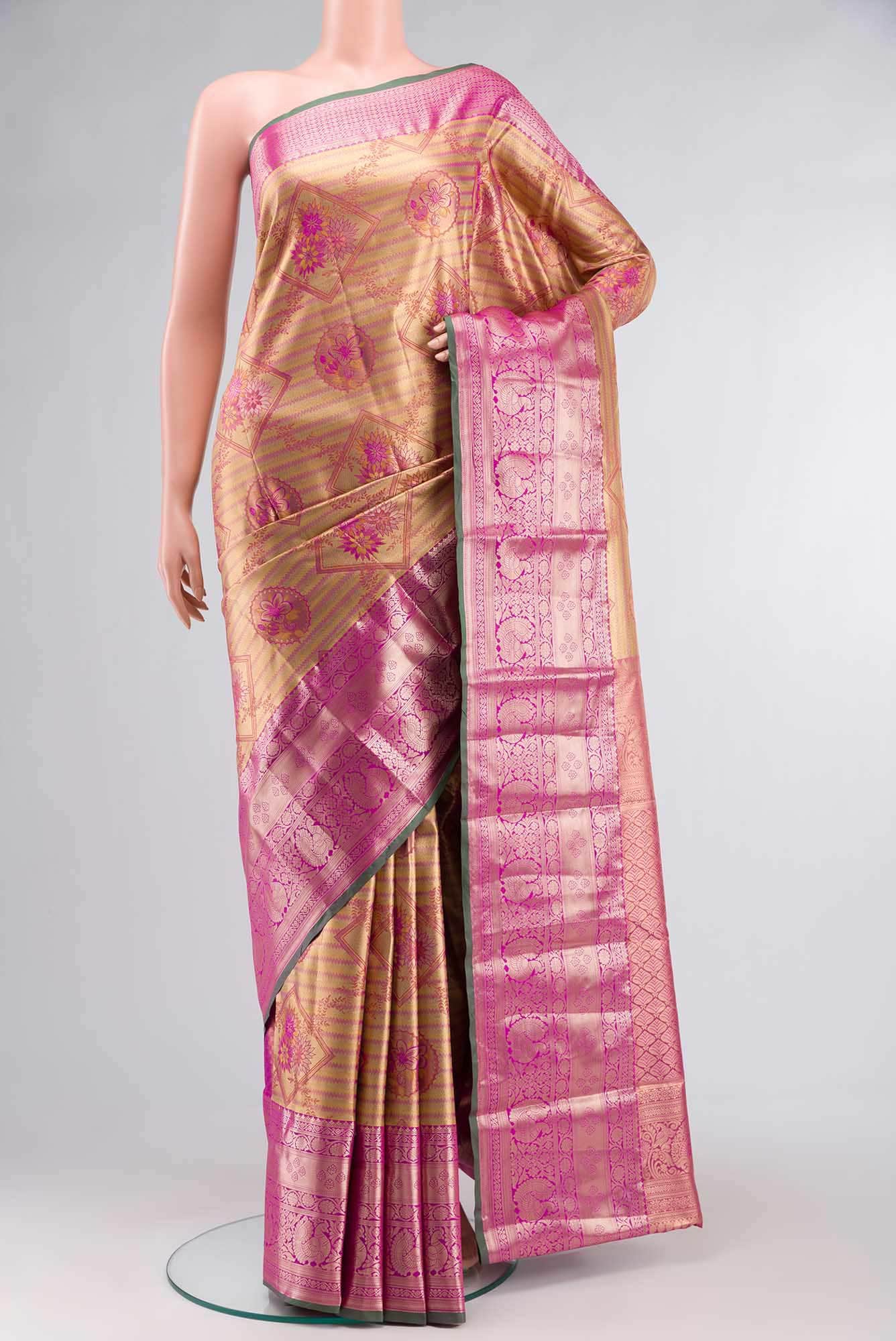 Gold Blended Art Silk Saree