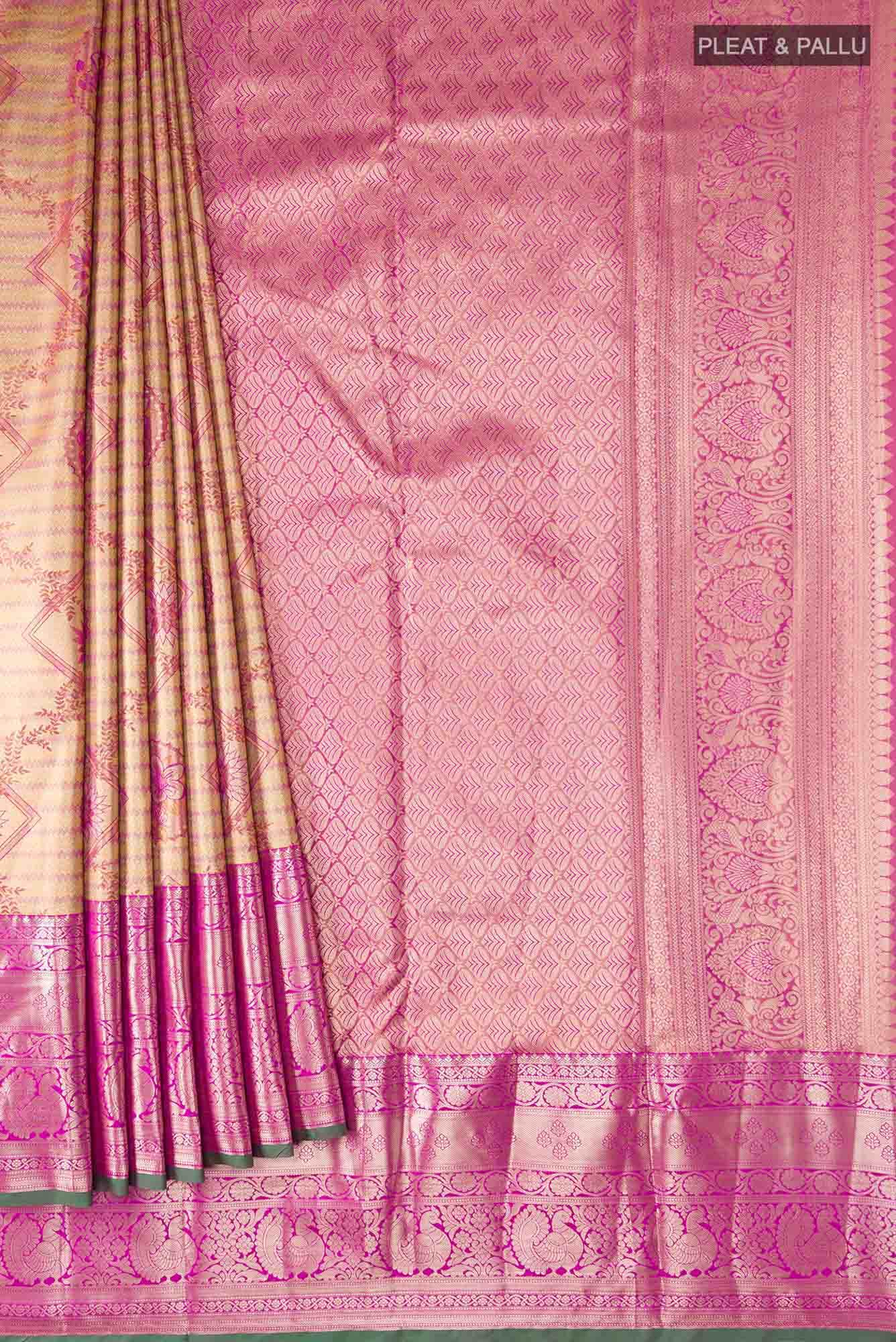 Gold Blended Art Silk Saree