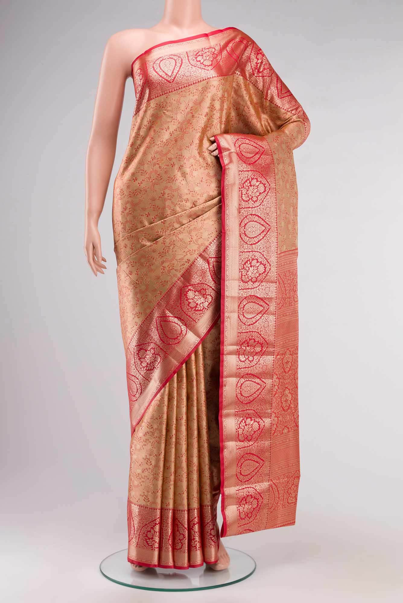 Gold Blended Art Silk Saree